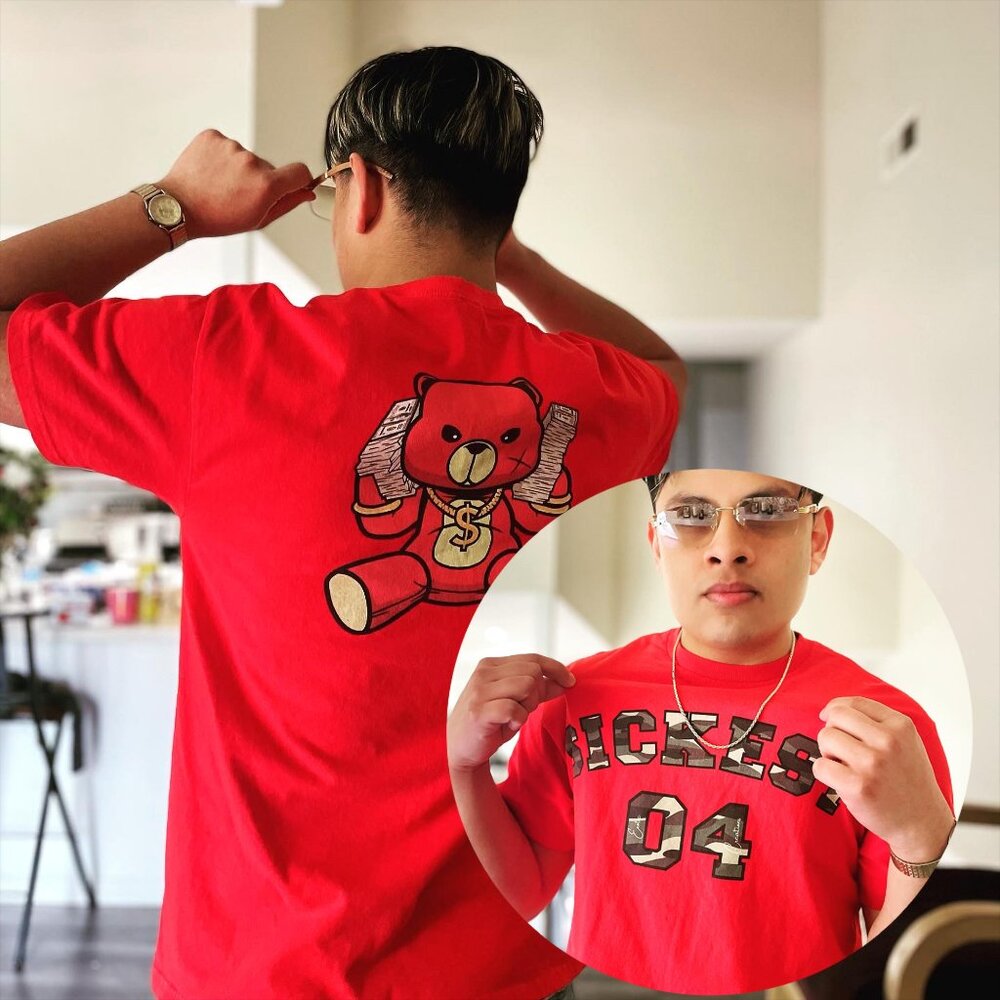 Men's Large Graphic streetwear Tee